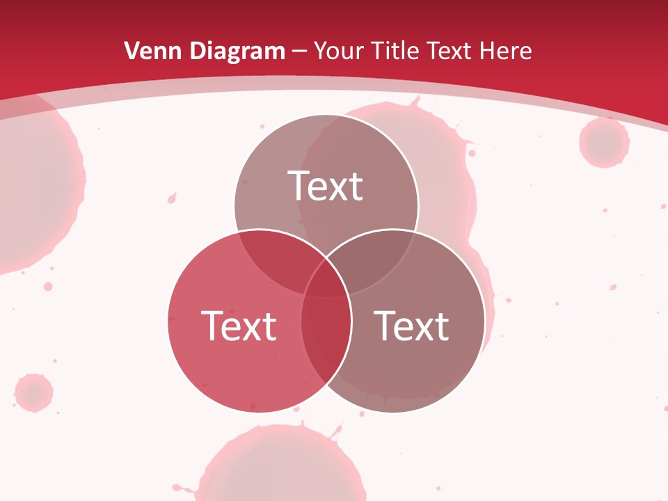 Dribble Blood Evil PowerPoint Template