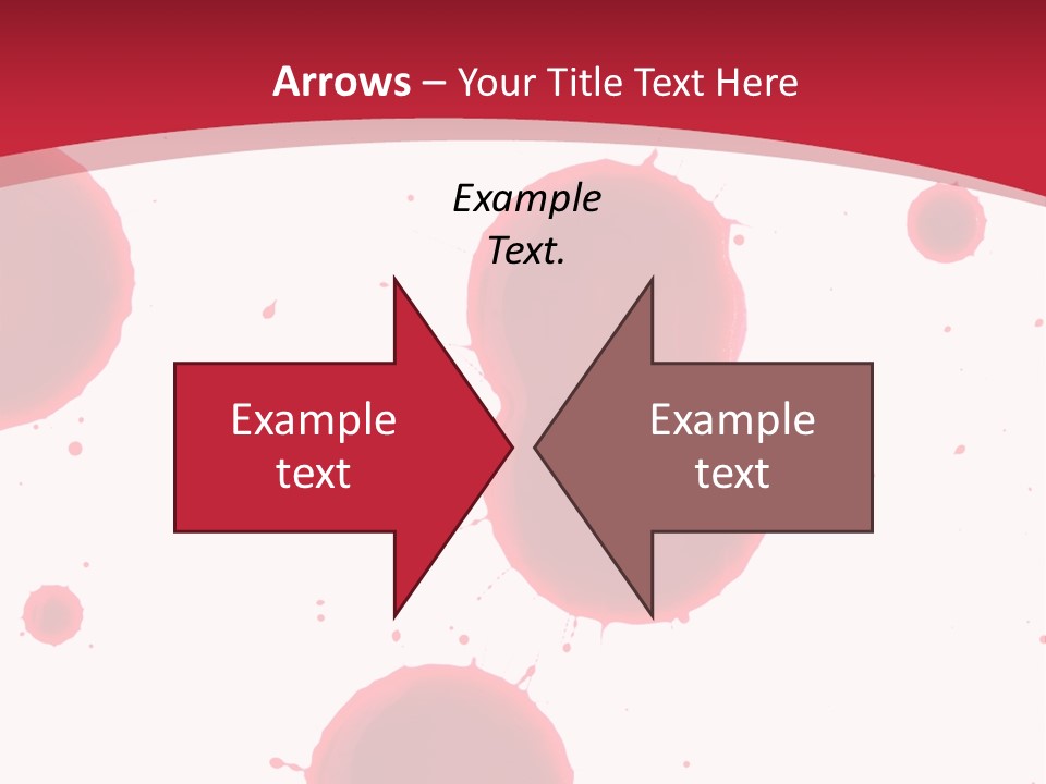Dribble Blood Evil PowerPoint Template