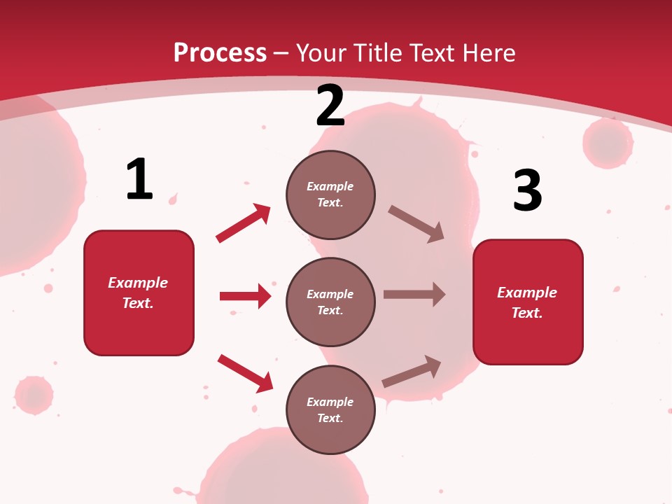 Dribble Blood Evil PowerPoint Template
