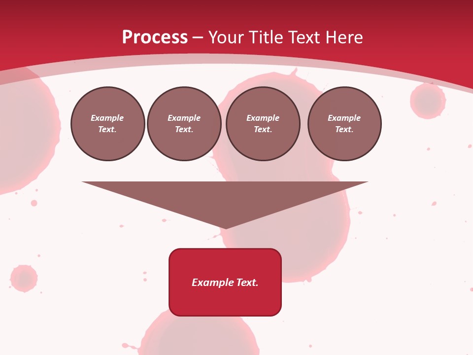 Dribble Blood Evil PowerPoint Template