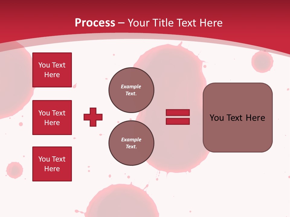 Dribble Blood Evil PowerPoint Template