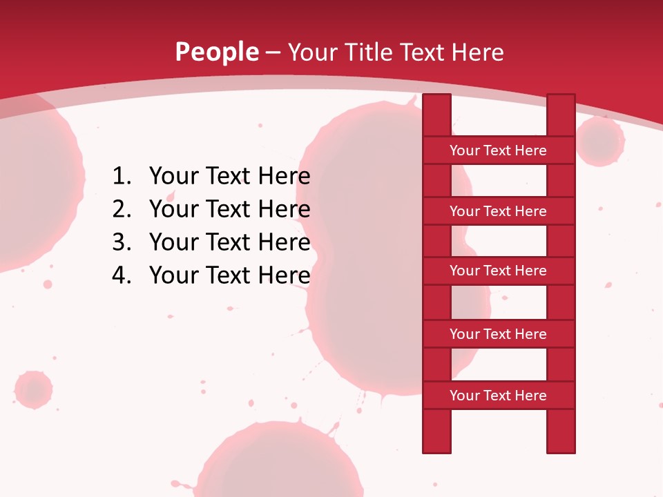 Dribble Blood Evil PowerPoint Template