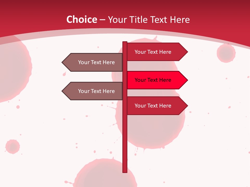 Dribble Blood Evil PowerPoint Template
