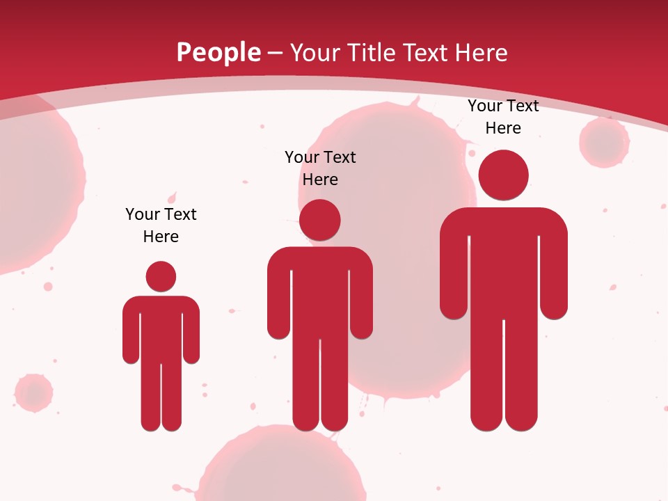 Dribble Blood Evil PowerPoint Template
