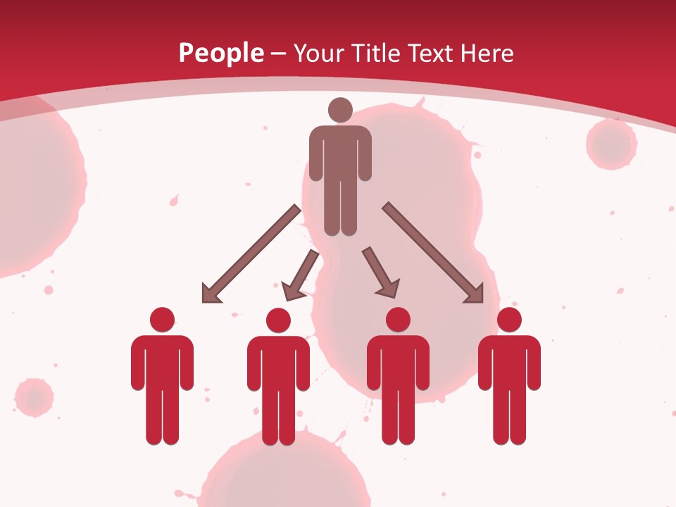 Dribble Blood Evil PowerPoint Template