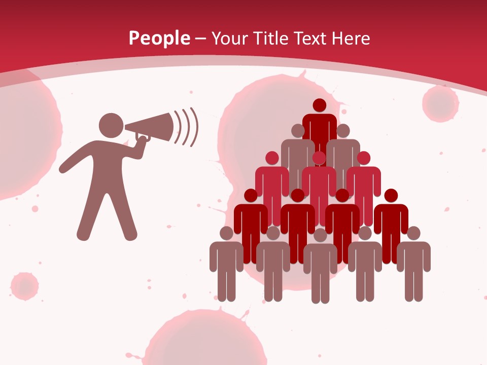 Dribble Blood Evil PowerPoint Template
