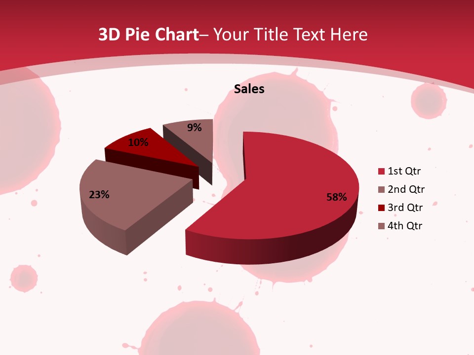 Dribble Blood Evil PowerPoint Template