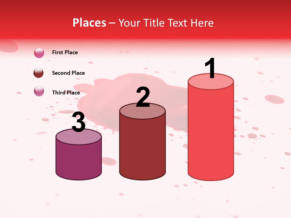 Drop Blood Run PowerPoint Template