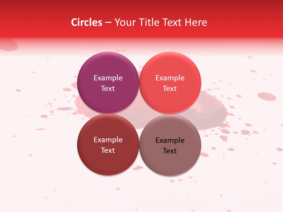 Drop Blood Run PowerPoint Template