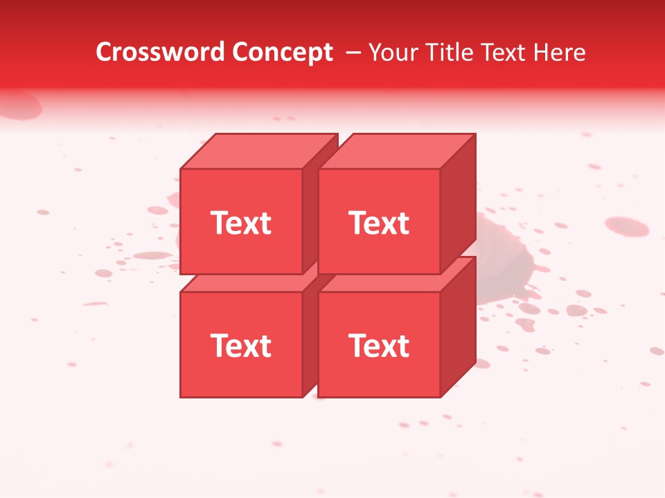Drop Blood Run PowerPoint Template