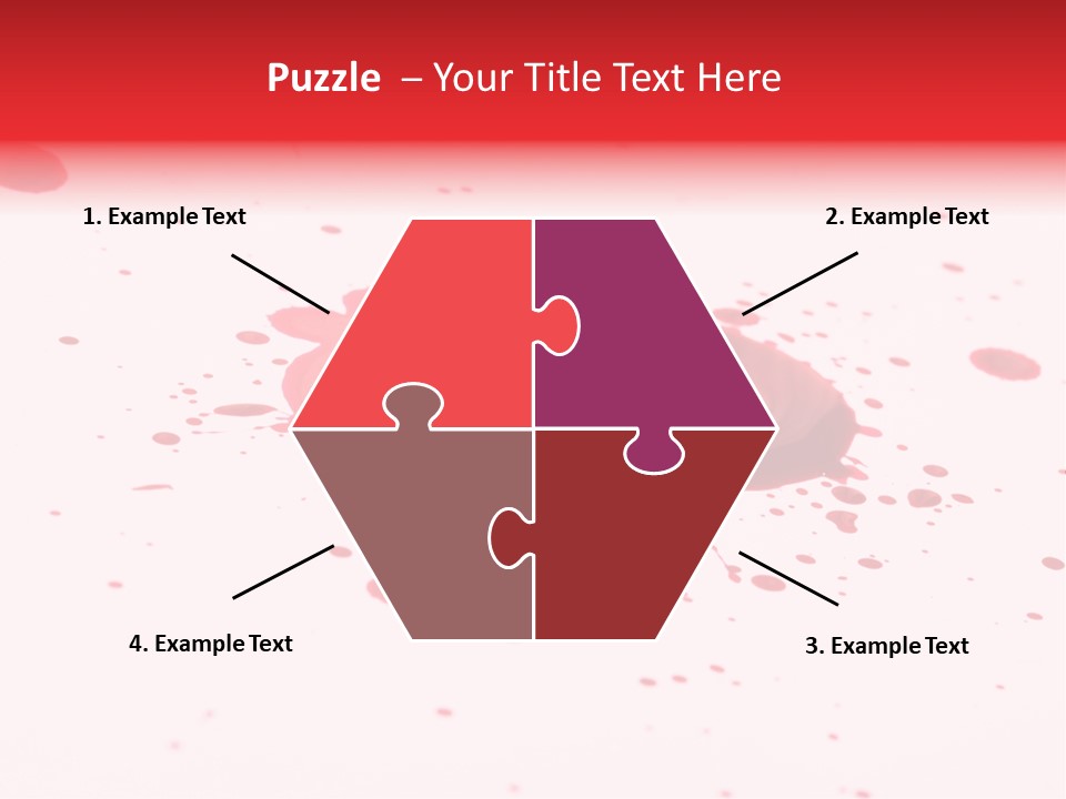 Drop Blood Run PowerPoint Template