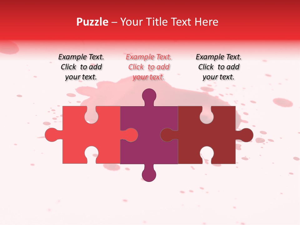 Drop Blood Run PowerPoint Template