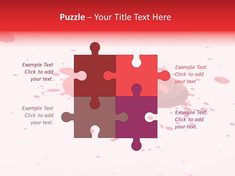 Drop Blood Run PowerPoint Template