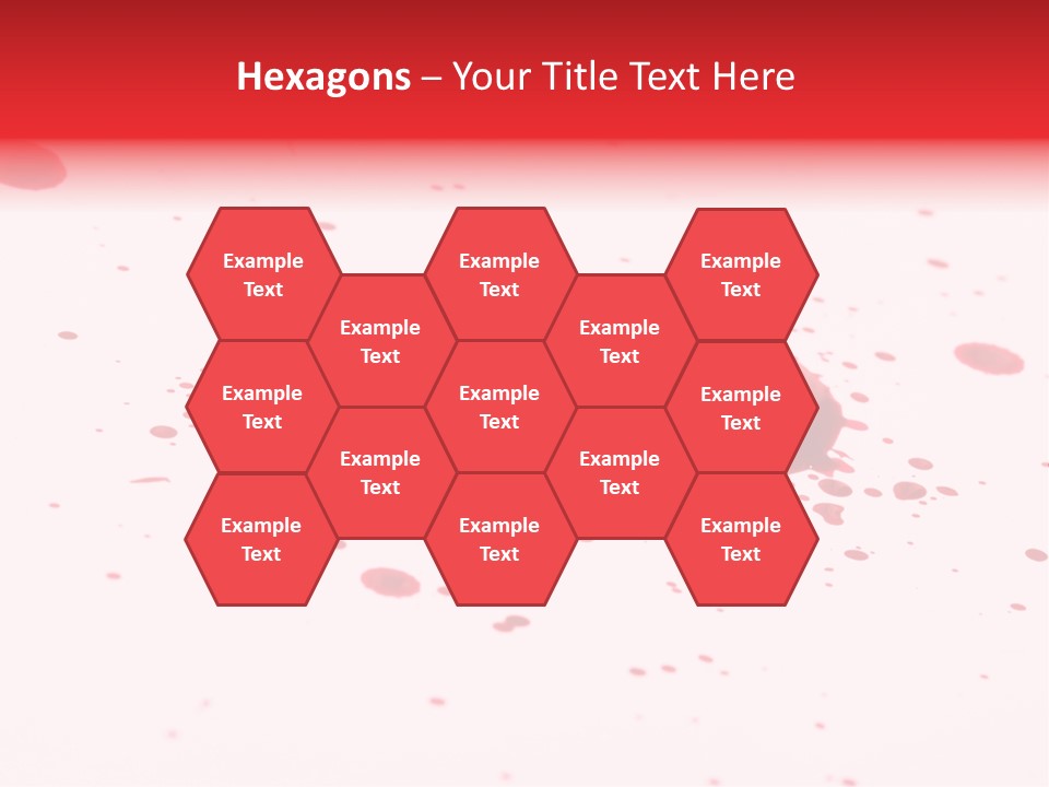 Drop Blood Run PowerPoint Template