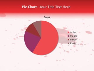 Drop Blood Run PowerPoint Template