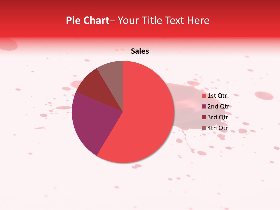 Drop Blood Run PowerPoint Template