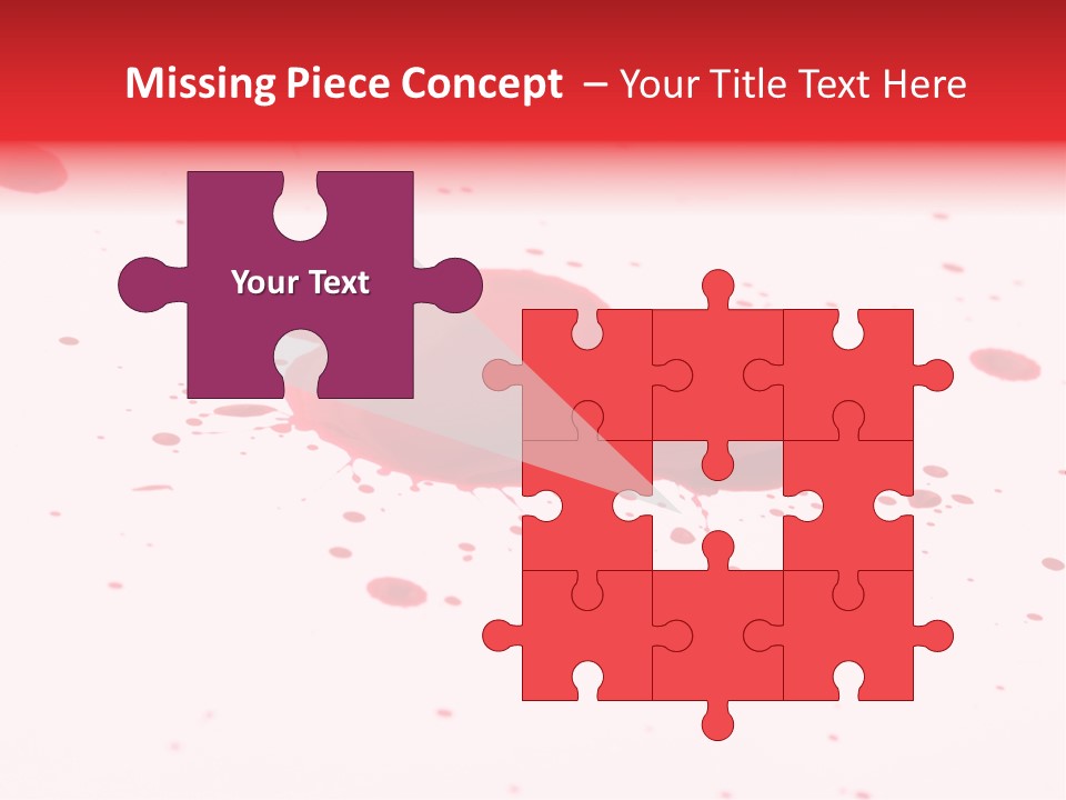 Drop Blood Run PowerPoint Template