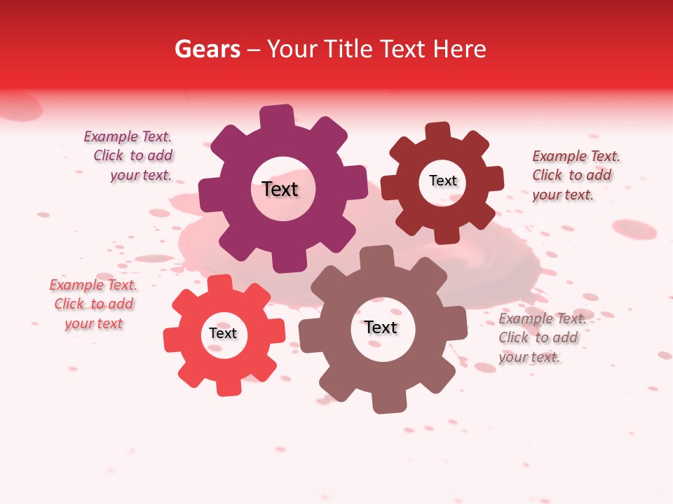 Drop Blood Run PowerPoint Template