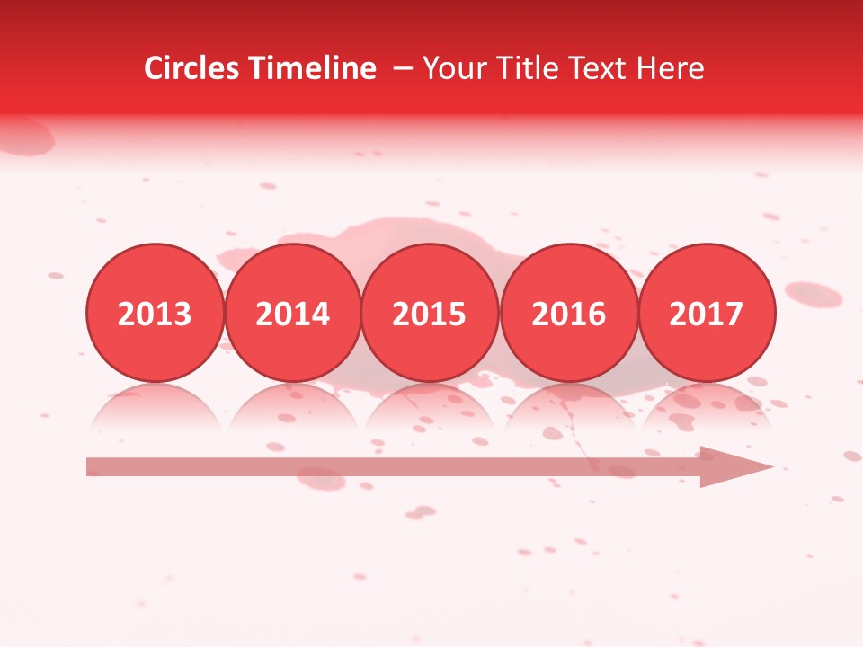 Drop Blood Run PowerPoint Template