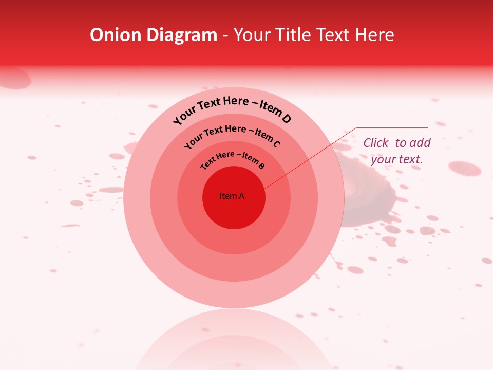 Drop Blood Run PowerPoint Template