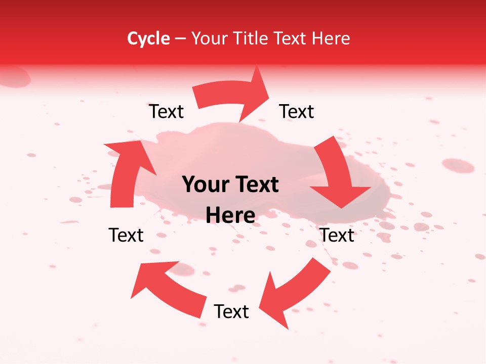 Drop Blood Run PowerPoint Template