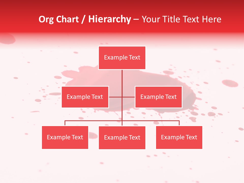 Drop Blood Run PowerPoint Template