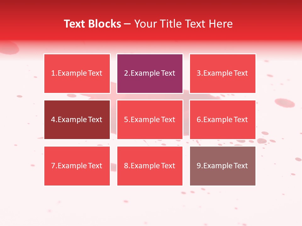 Drop Blood Run PowerPoint Template