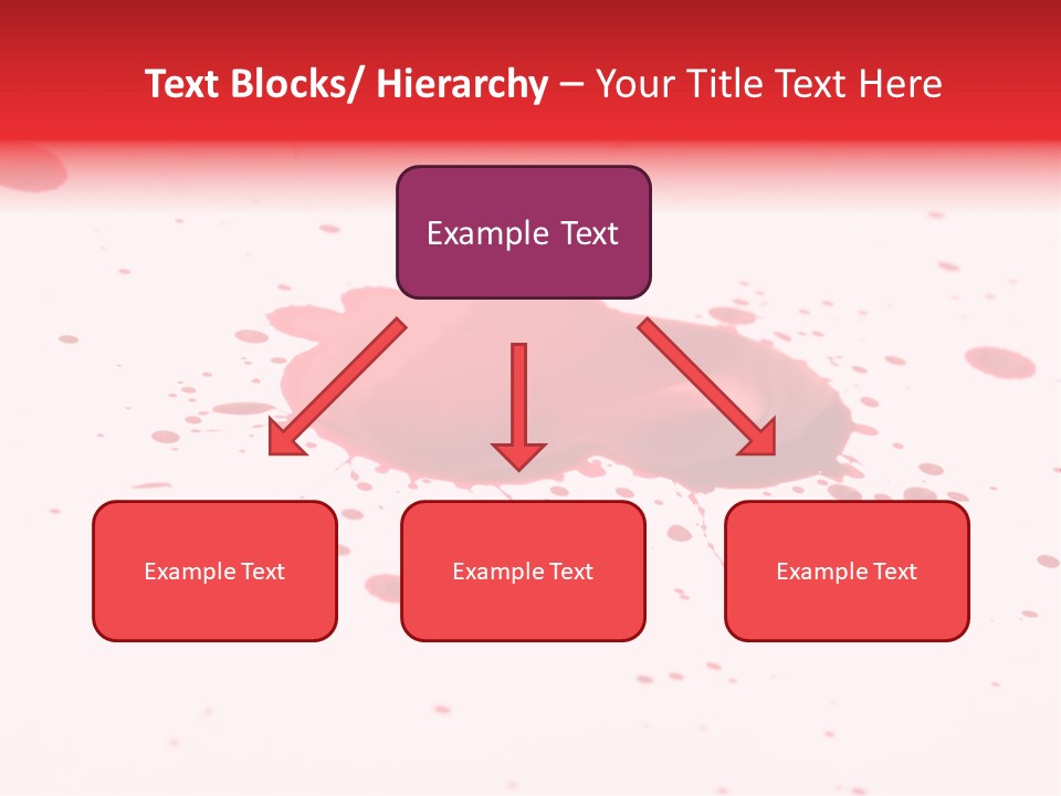 Drop Blood Run PowerPoint Template
