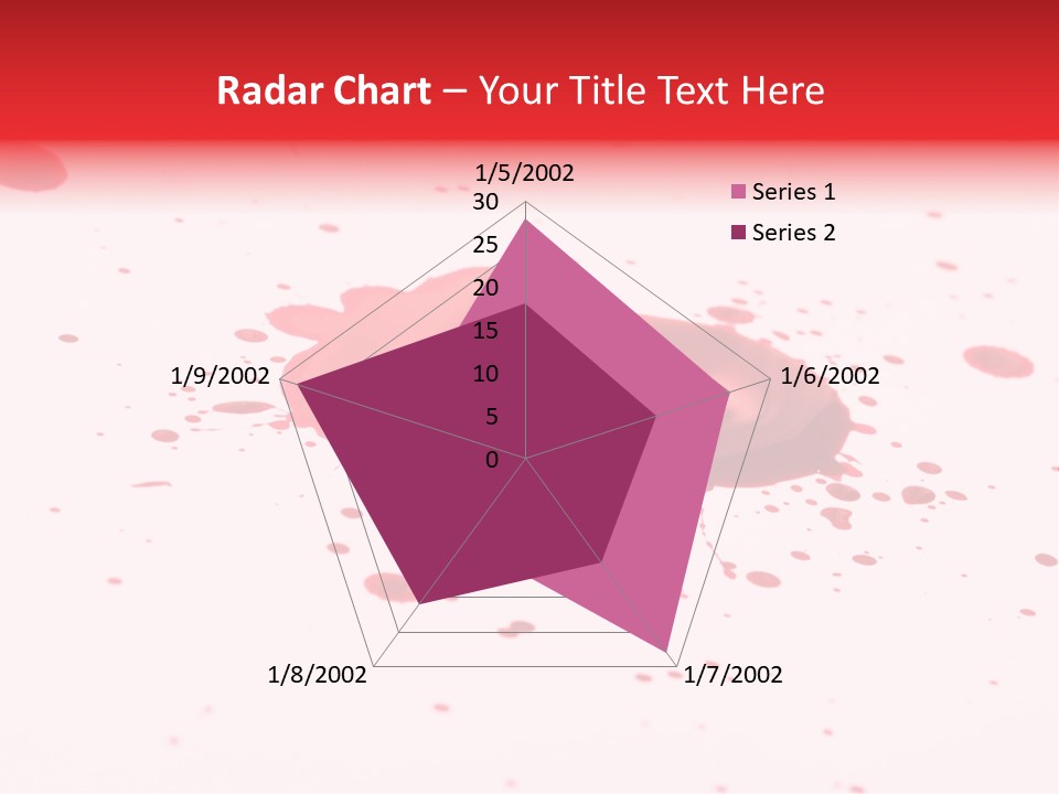 Drop Blood Run PowerPoint Template