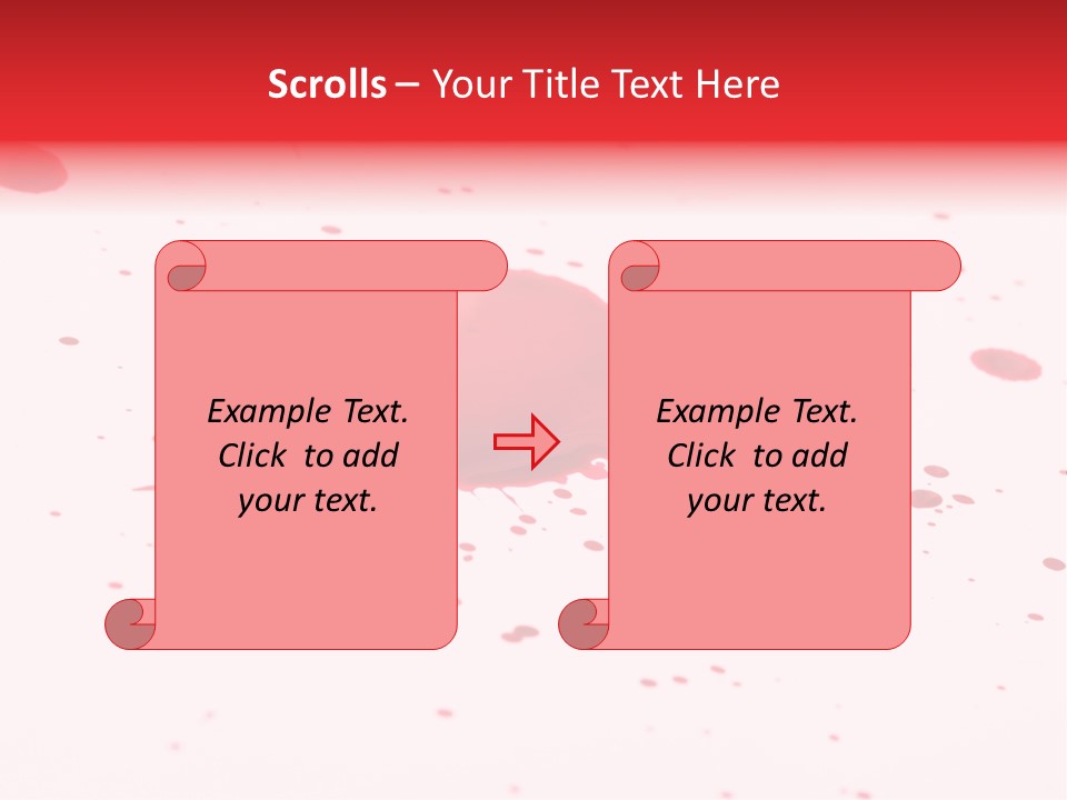 Drop Blood Run PowerPoint Template