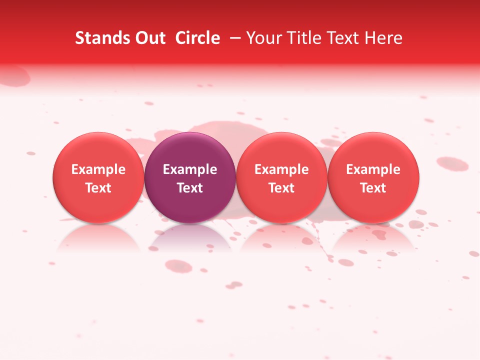 Drop Blood Run PowerPoint Template