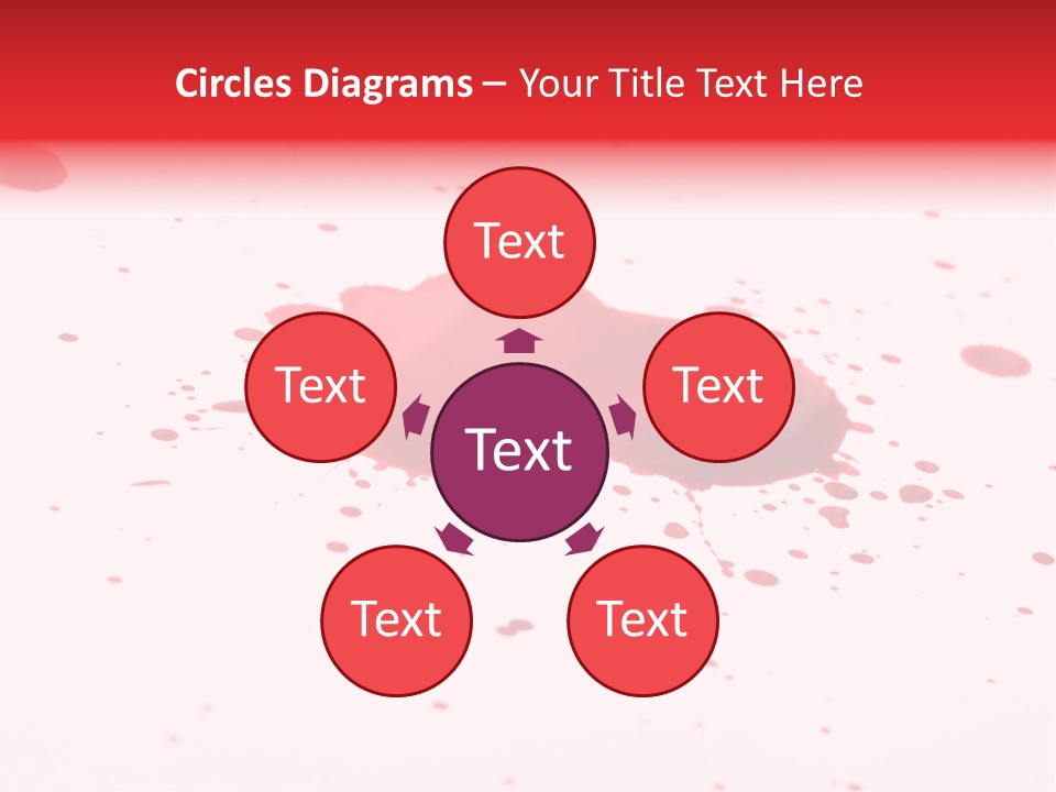 Drop Blood Run PowerPoint Template