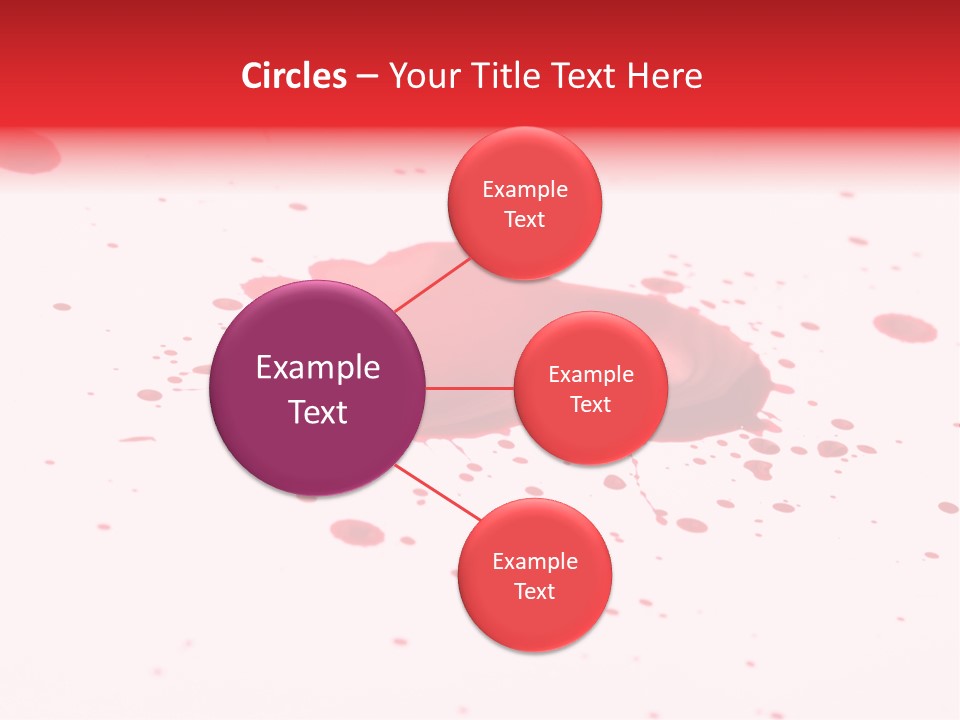 Drop Blood Run PowerPoint Template