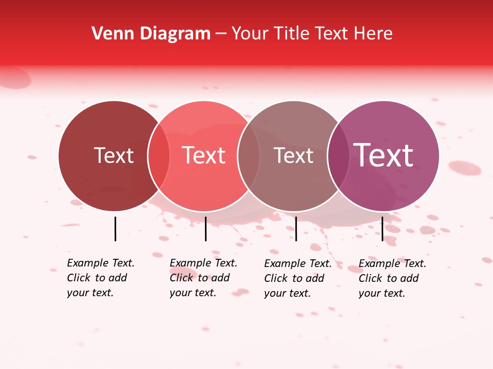 Drop Blood Run PowerPoint Template