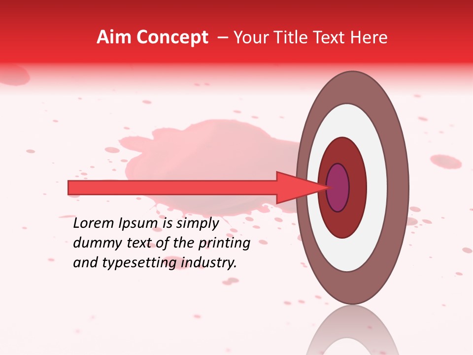 Drop Blood Run PowerPoint Template