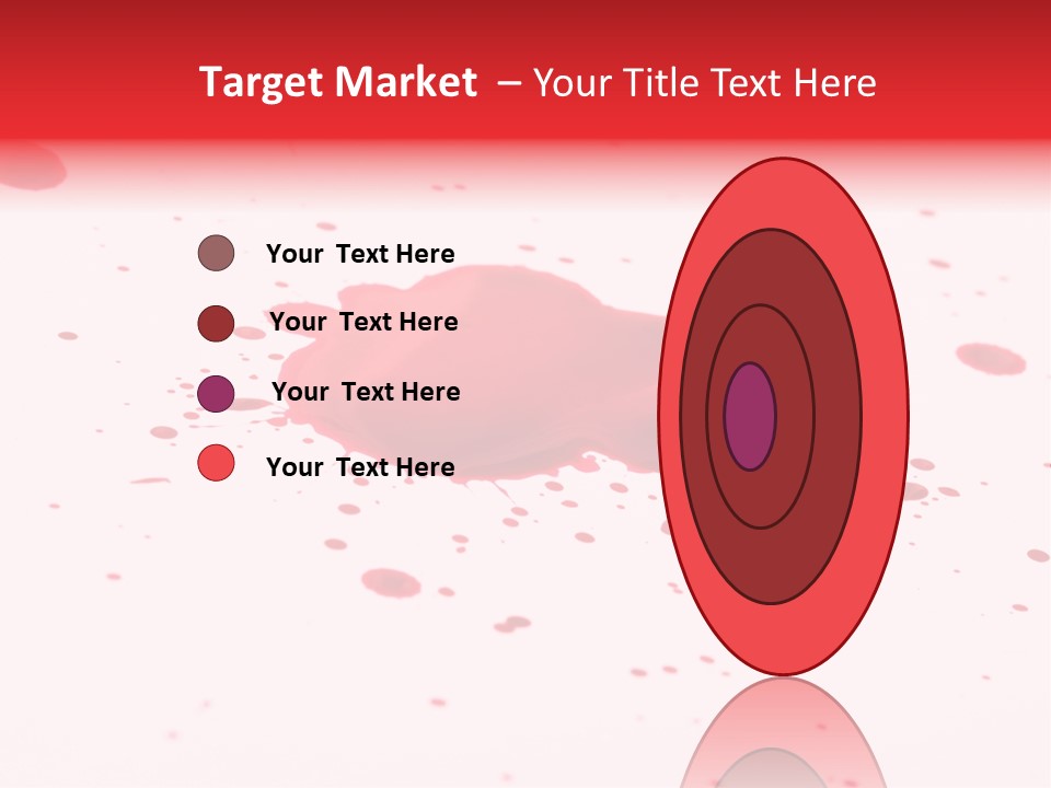 Drop Blood Run PowerPoint Template