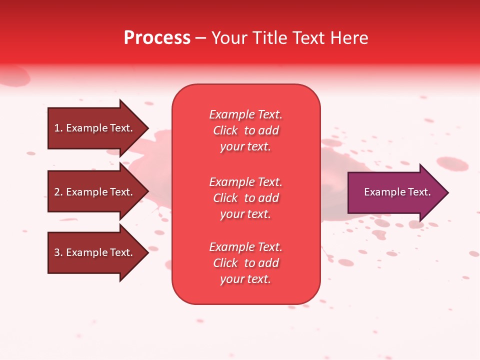 Drop Blood Run PowerPoint Template