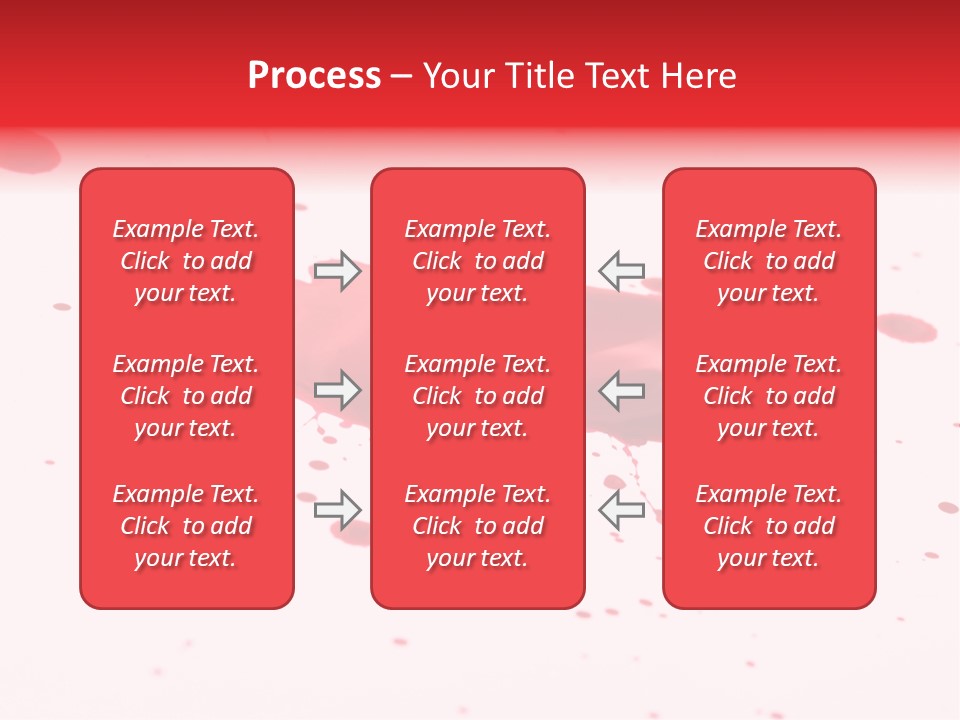 Drop Blood Run PowerPoint Template