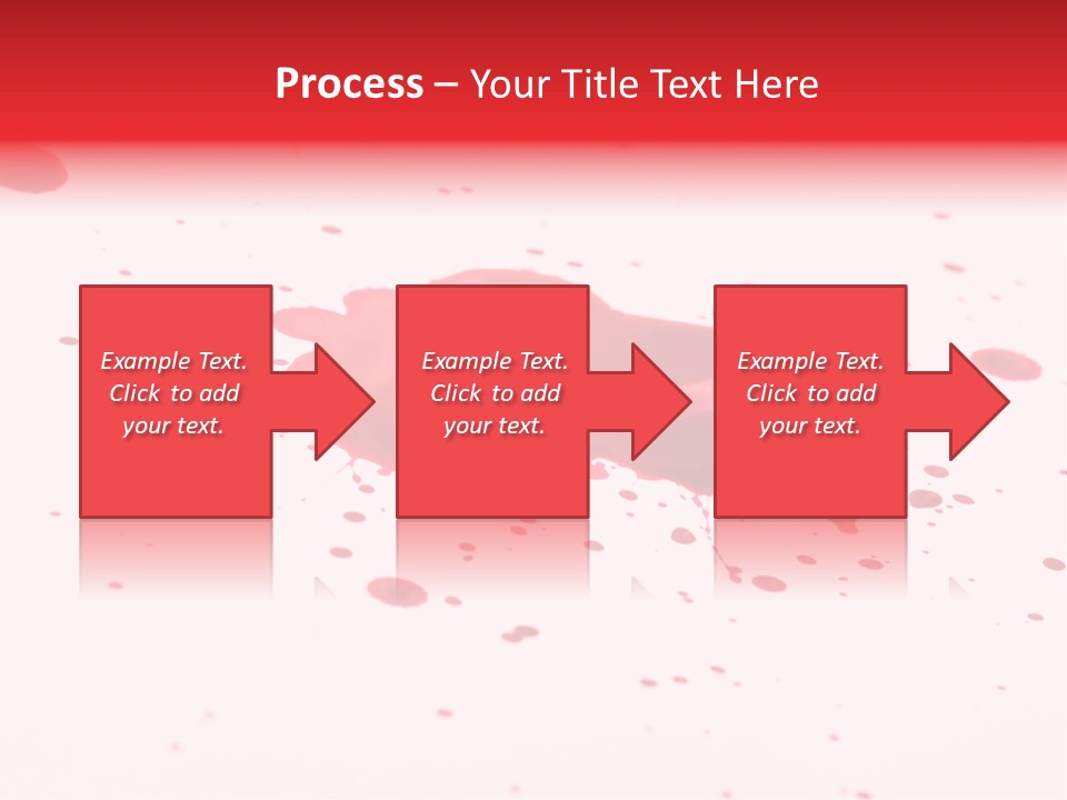 Drop Blood Run PowerPoint Template
