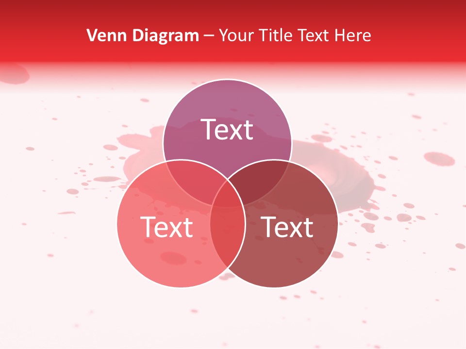 Drop Blood Run PowerPoint Template