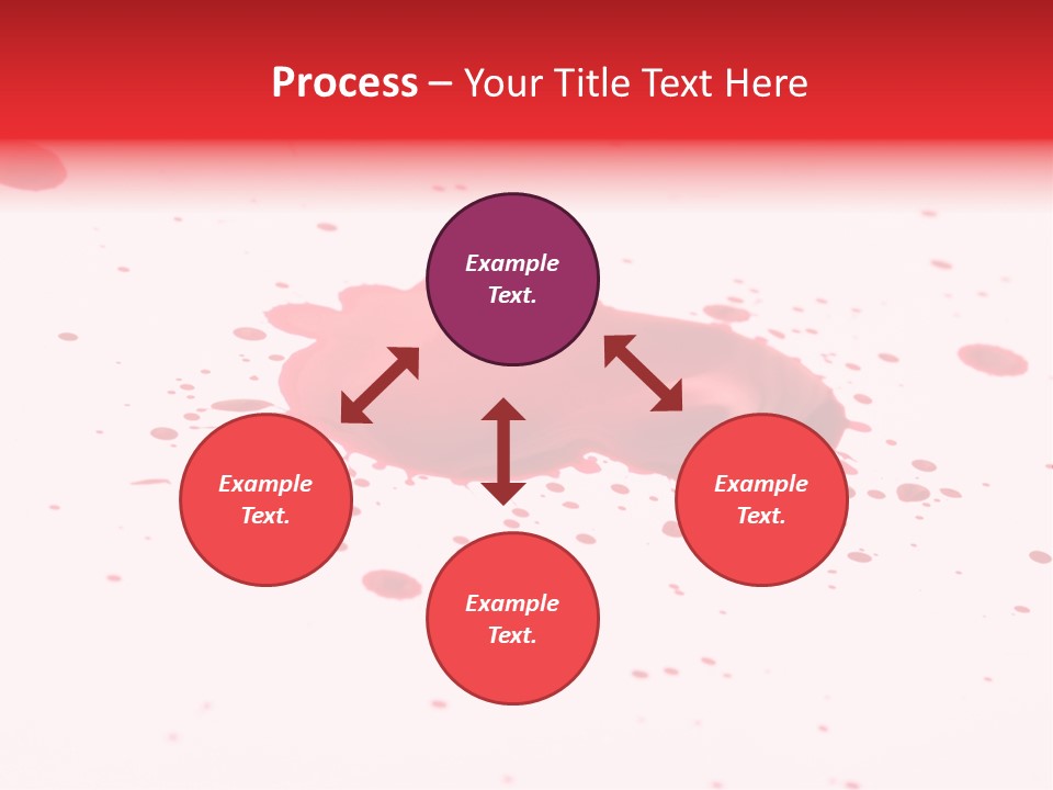 Drop Blood Run PowerPoint Template