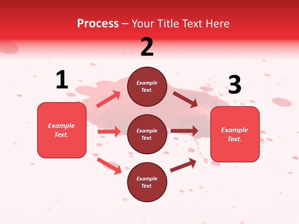 Drop Blood Run PowerPoint Template