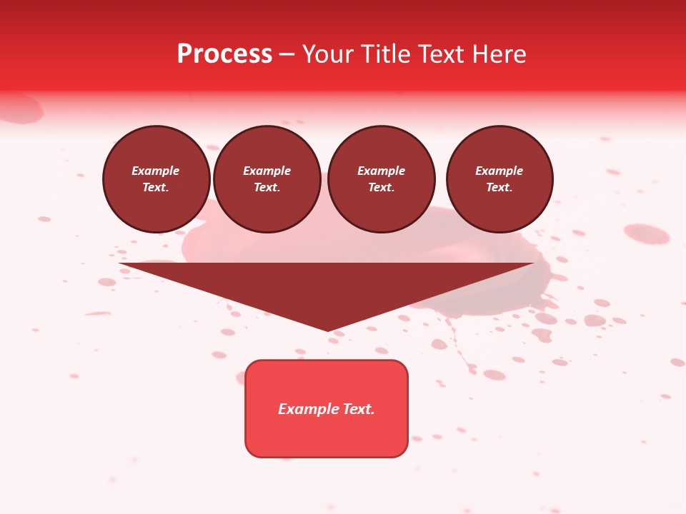Drop Blood Run PowerPoint Template
