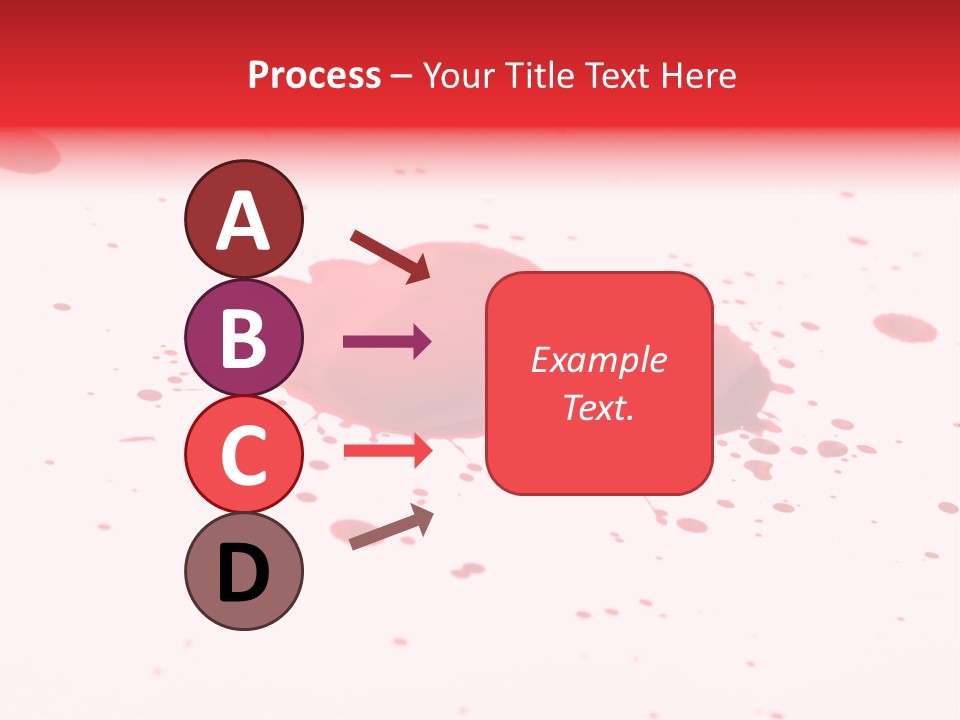 Drop Blood Run PowerPoint Template