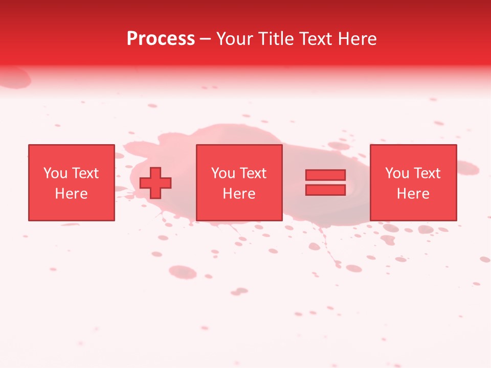 Drop Blood Run PowerPoint Template