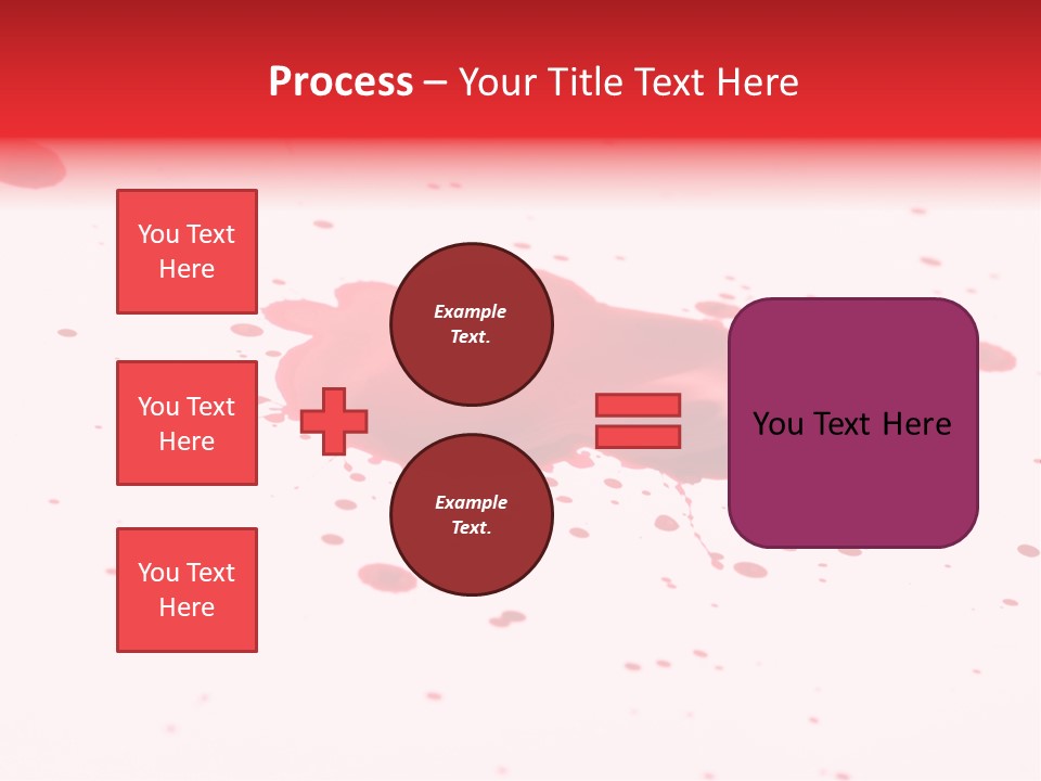 Drop Blood Run PowerPoint Template