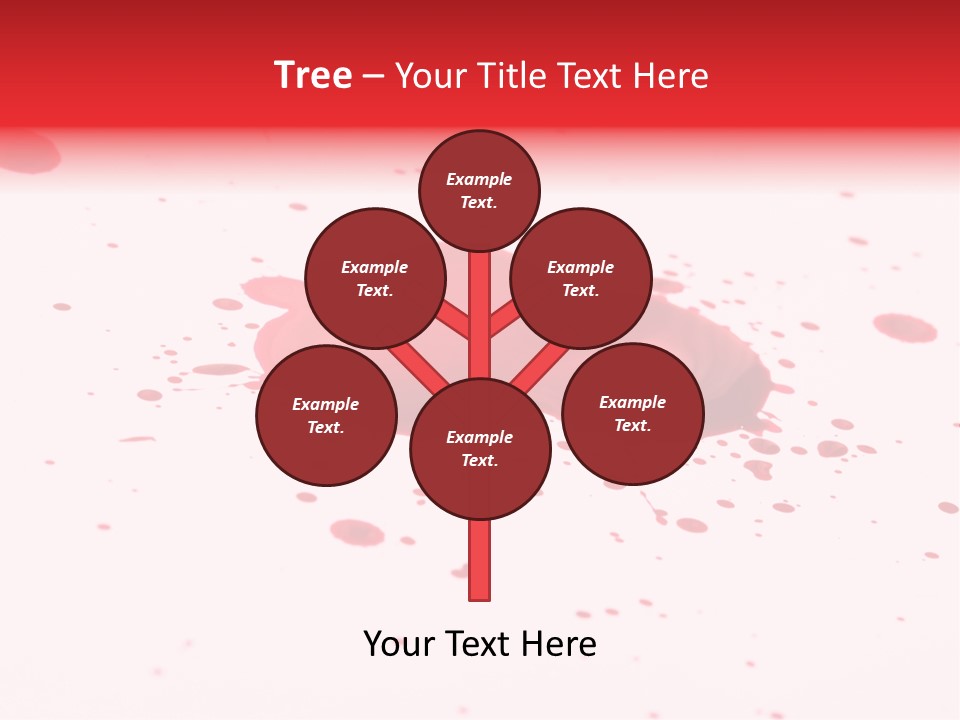 Drop Blood Run PowerPoint Template