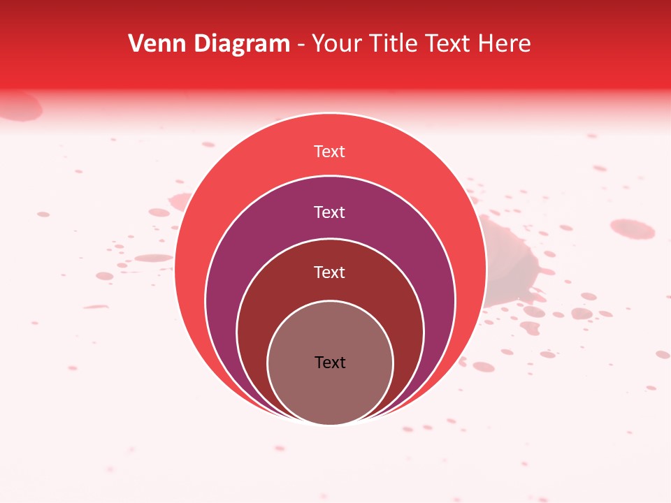 Drop Blood Run PowerPoint Template