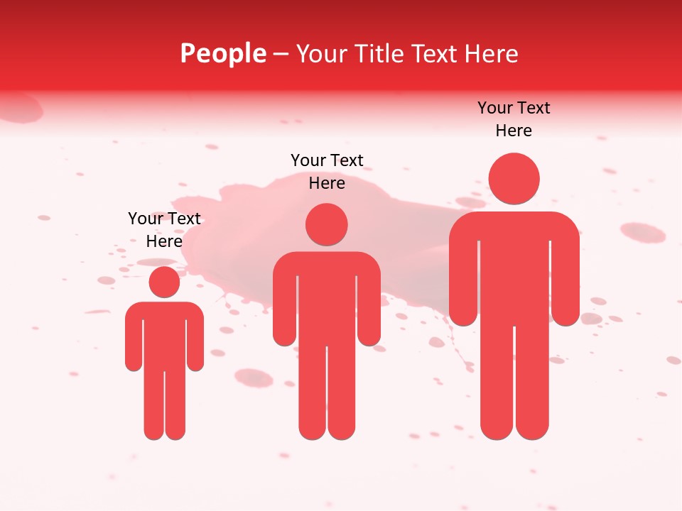 Drop Blood Run PowerPoint Template