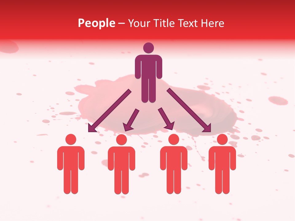 Drop Blood Run PowerPoint Template